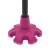 Super Big Foot Rubber Ferrules For Standard Walking Sticks - Pink