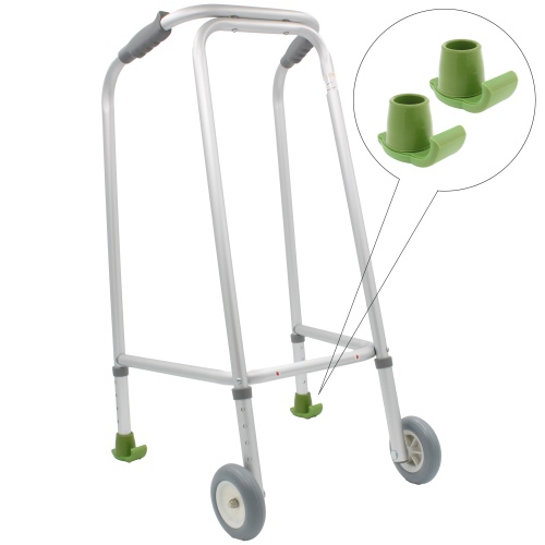 25mm (1'') Ski Glides For NHS Walking Frame - Green