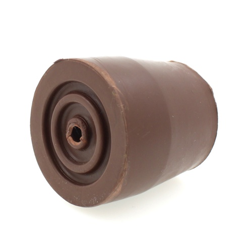 27mm Rubber Ferrules For Most Folding Walking Frames - Brown