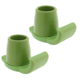 25mm (1'') Ski Glides For NHS Walking Frame - Green