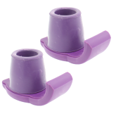 25mm (1'') Ski Glides For NHS Walking Frame - Purple